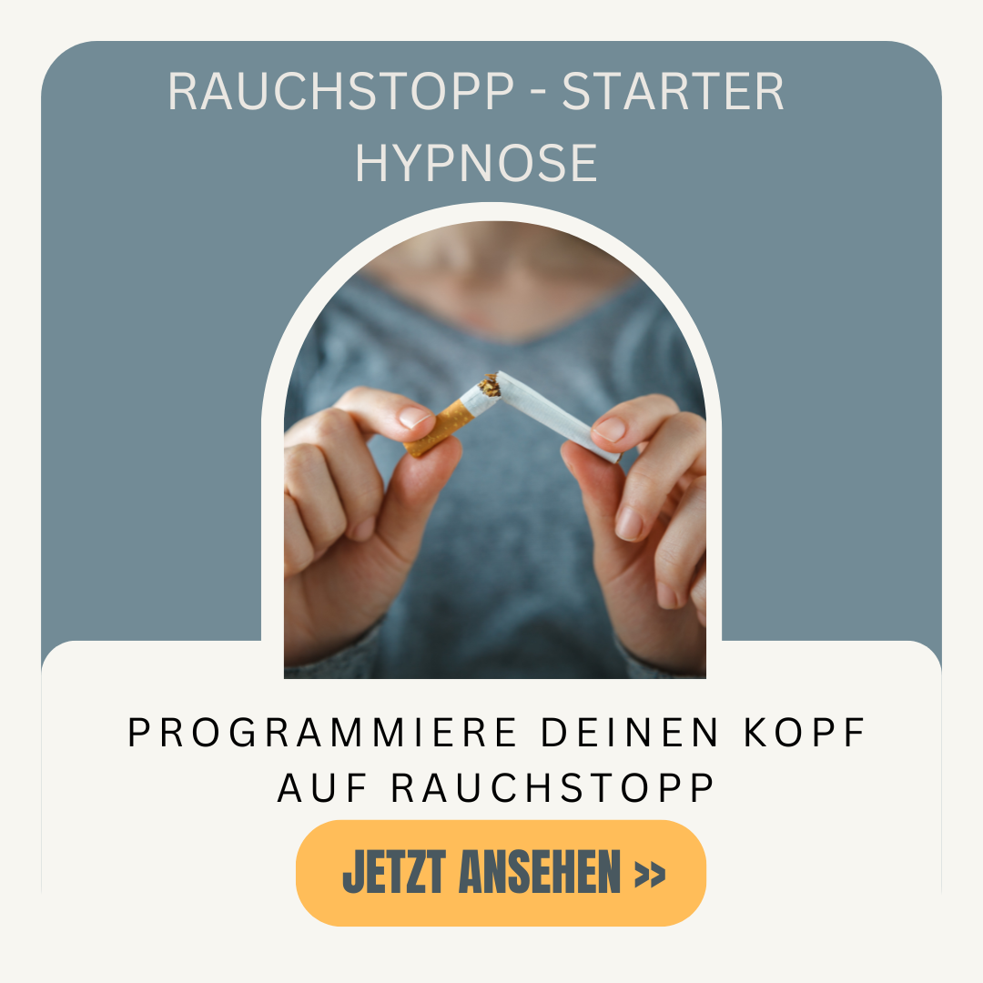 Rauchstopp Starter Hypnose. Programmiere deinen Kopf auf Rauchstopp.